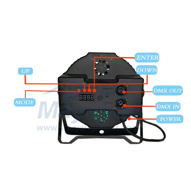 rechargeable led par light MA YA BAO