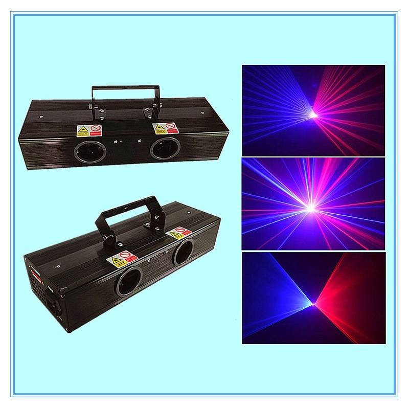 2 head  red and green beam laser light