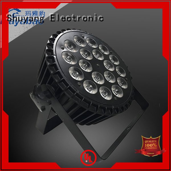 24x10w powered 18x10 battery MA YA BAO led par can lights