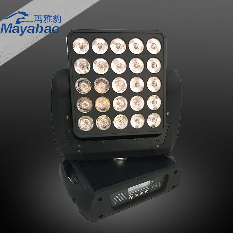 25 pcs RGBW 4 in1 led moving head/ pixel control     led matrix light/led matrix moving head light