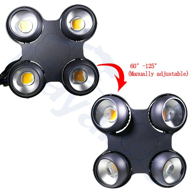 Best dj equipment 4x100w cob led audience blinder 4 eye led blinder light for sale