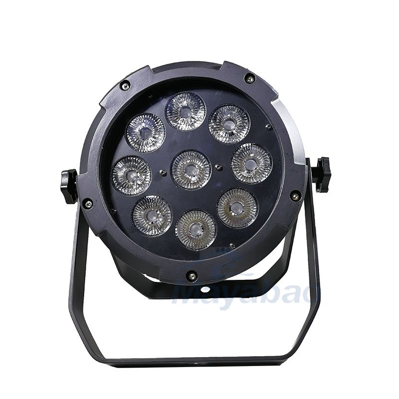 IP65 wireless led 9x15w par cans rechargeable RGBWA UV 6in1 battery powered led party lights
