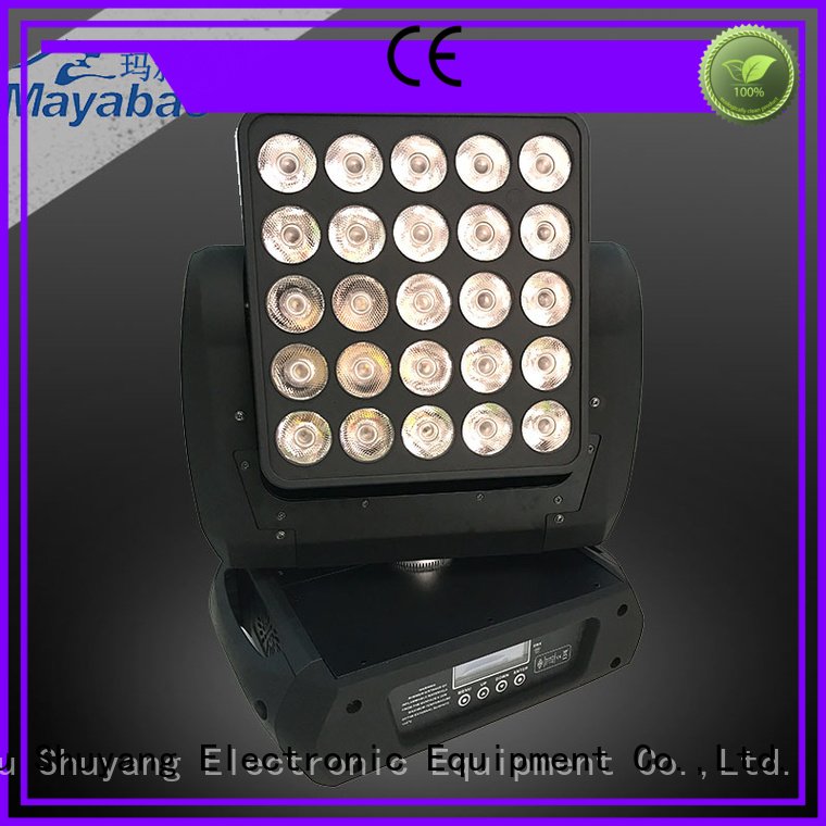 moving head led matrix manual 6x15w MA YA BAO