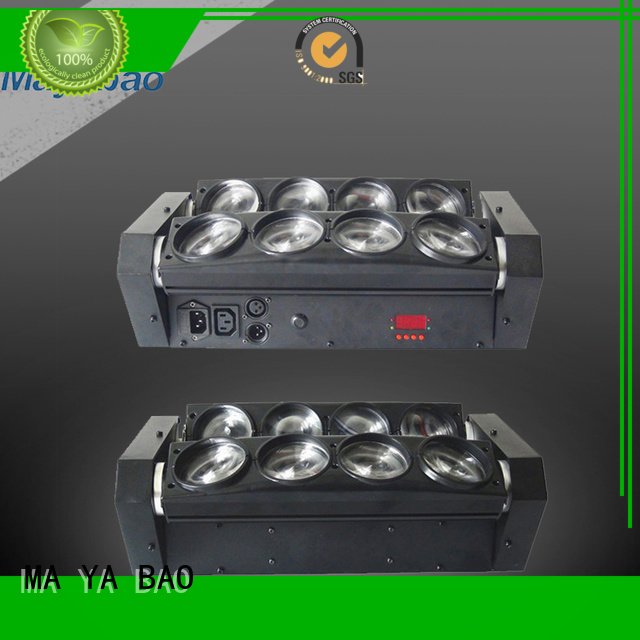 MA YA BAO Brand led 8pcs stage light waterproof drum