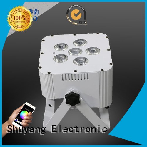 led par can lights waterproof powered syc0400 6in1