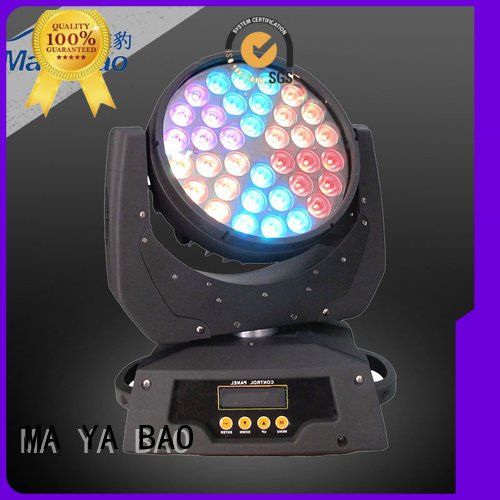 MA YA BAO wash led moving head spot pcs manual