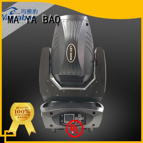 Custom pastic led moving head spot light MA YA BAO