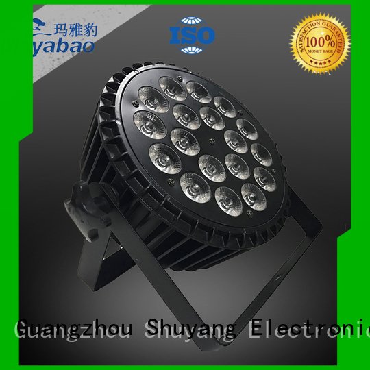 MA YA BAO Brand rgbwa led par can lights 18pcs 19x15w