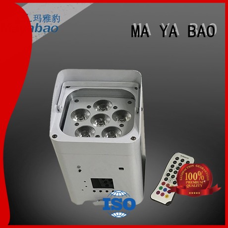 MA YA BAO light battery powered led uplights wholesale for stage