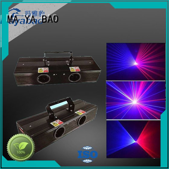 MA YA BAO Brand full light color led laser light