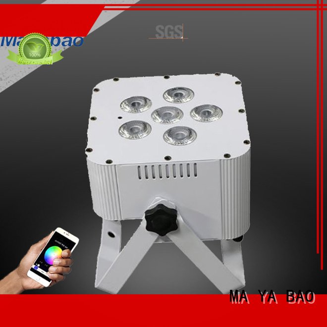 MA YA BAO led par can lights wash quad rgbw 6x12w