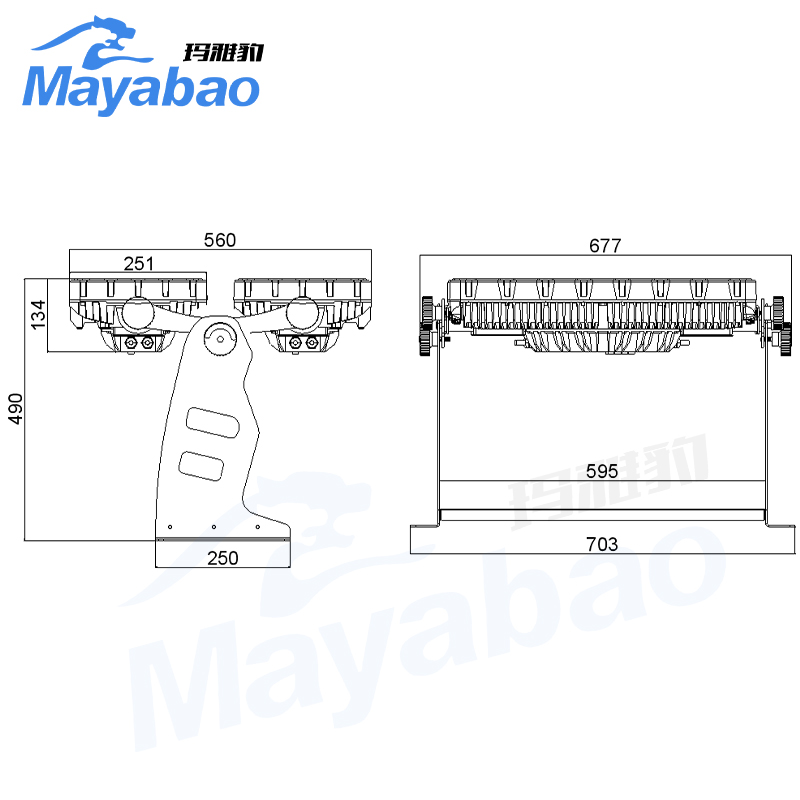 Outdoor IP65 LED 120x10w RGBW 4 in 1 City Color