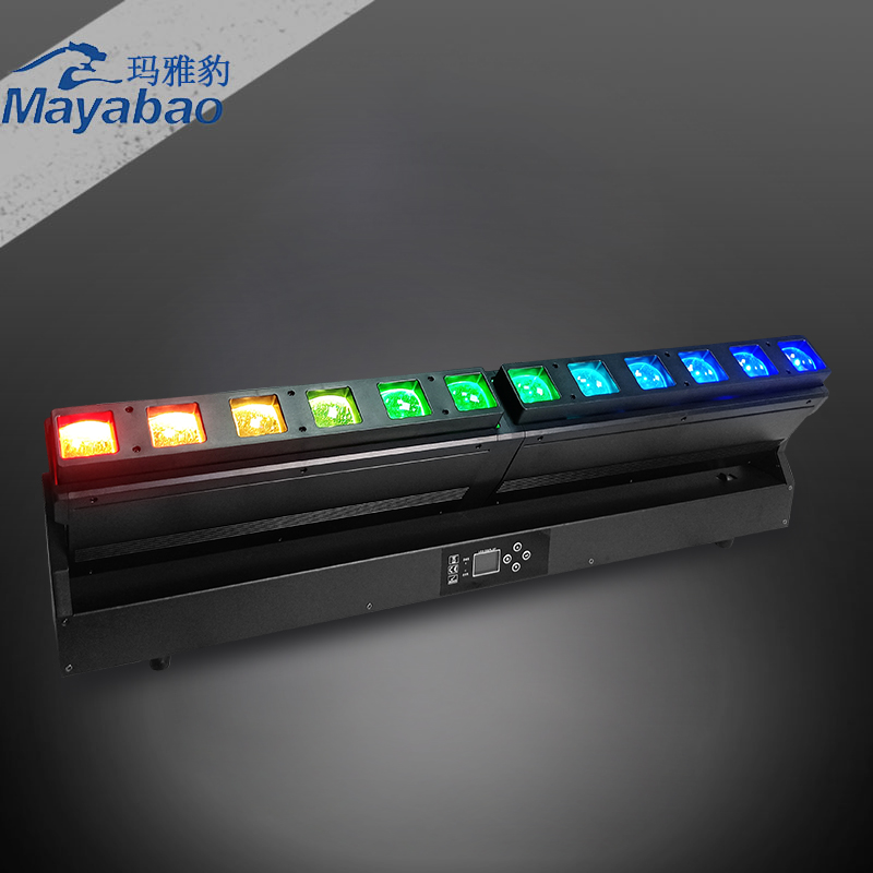 12x40W Focus Shaking head Matrix Beam Bar Light
