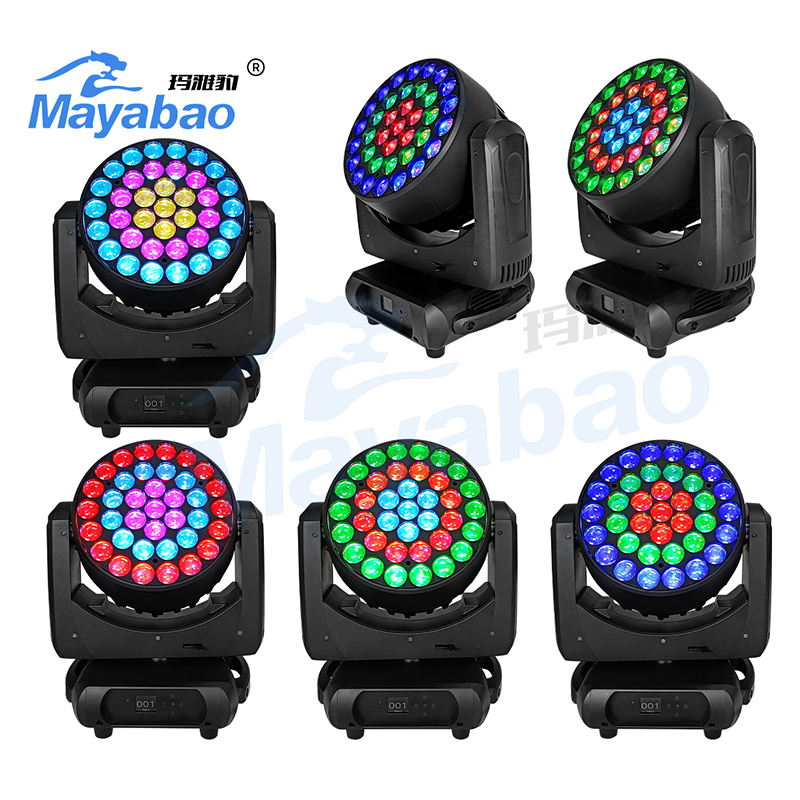 LED 37x15W Zoom Wash Moving Head Light