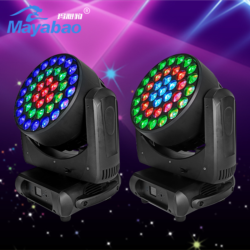 LED 37x15W Zoom Wash Moving Head Light