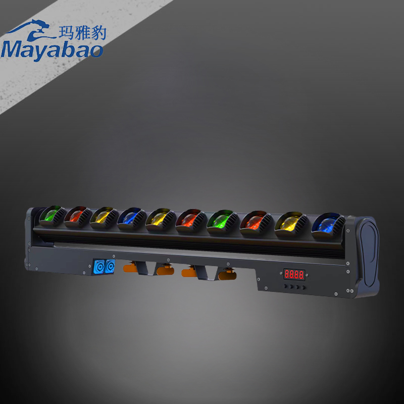LED 10x15w RGBW 4 in 1 Shaking Head Beam Bar Light