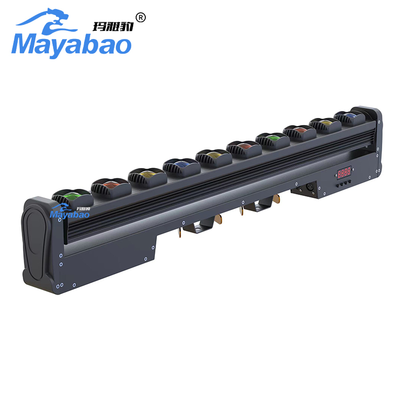 LED 10x15w RGBW 4 in 1 Shaking Head Beam Bar Light
