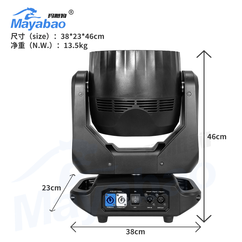 LED 19x40w  BEE EYE Zoom Wash Moving Head