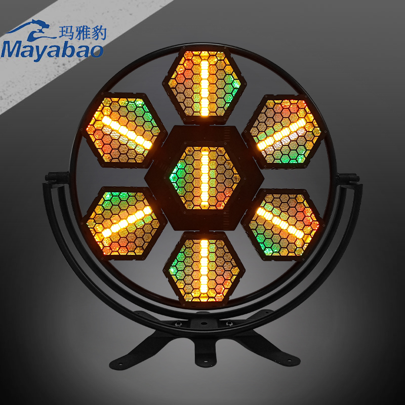 LED 7×50W Retro Light with Auxiliary Light