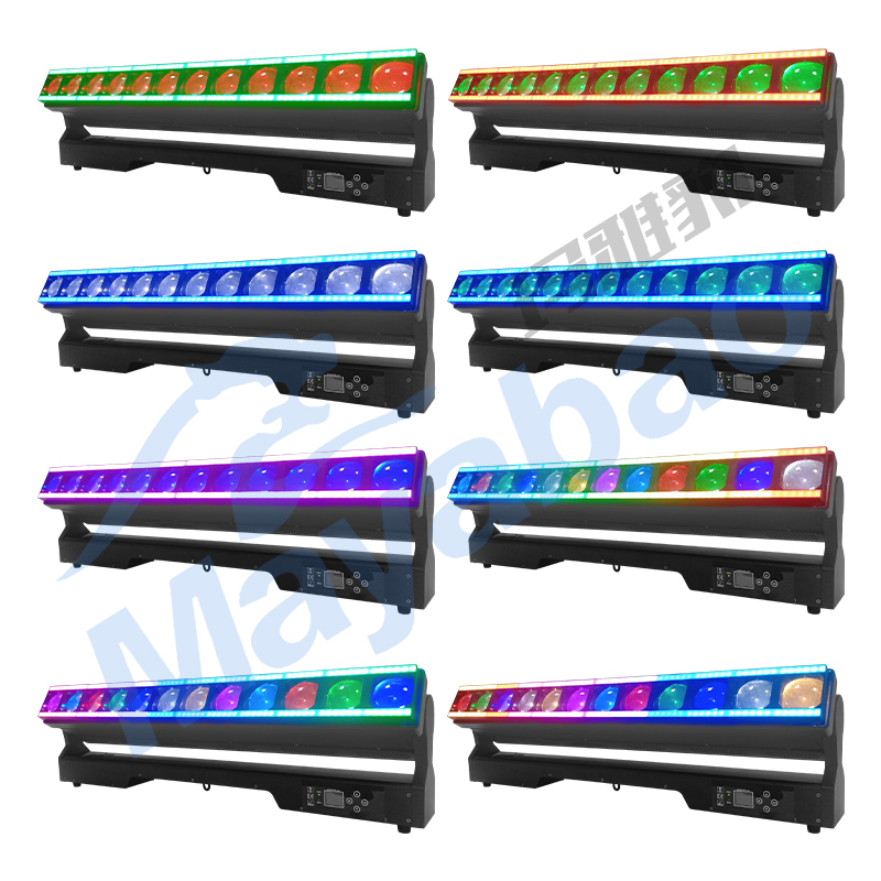DIAMONDBACK 12pcs LED Beam Wash Strobe Multifunctional Bar Light