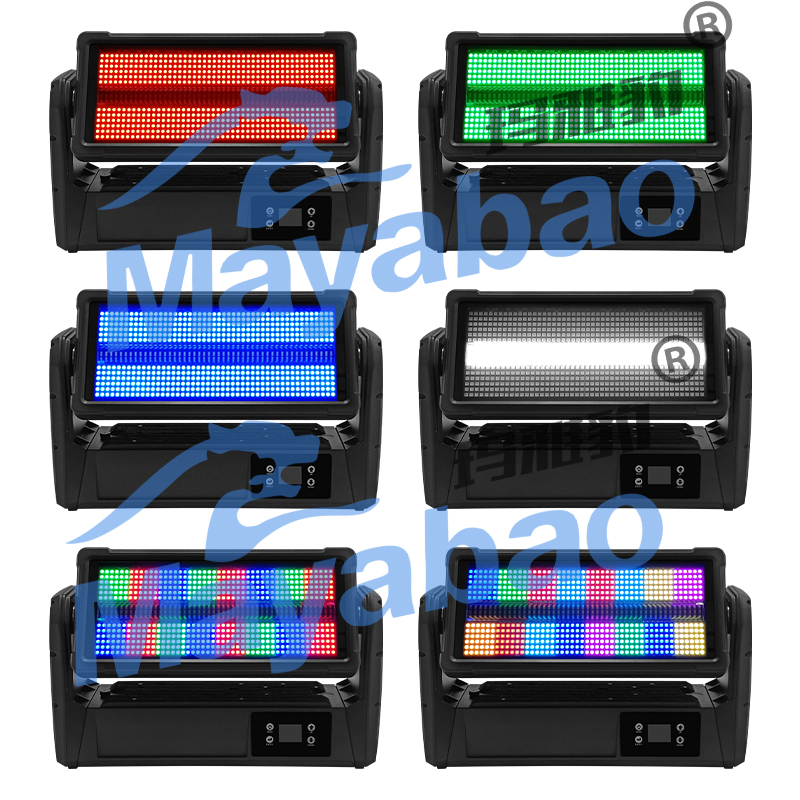 IP65 LED RGBW Moving Head Strobe Light