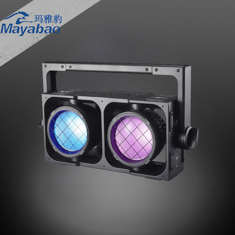 IP65 Waterproof Big Power LED 2x300W Two Eyes RGBAWW 5 in 1 Blinder
