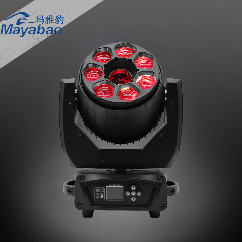LED 7x40W BEE EYE with 8W RGB Laser Moving Head