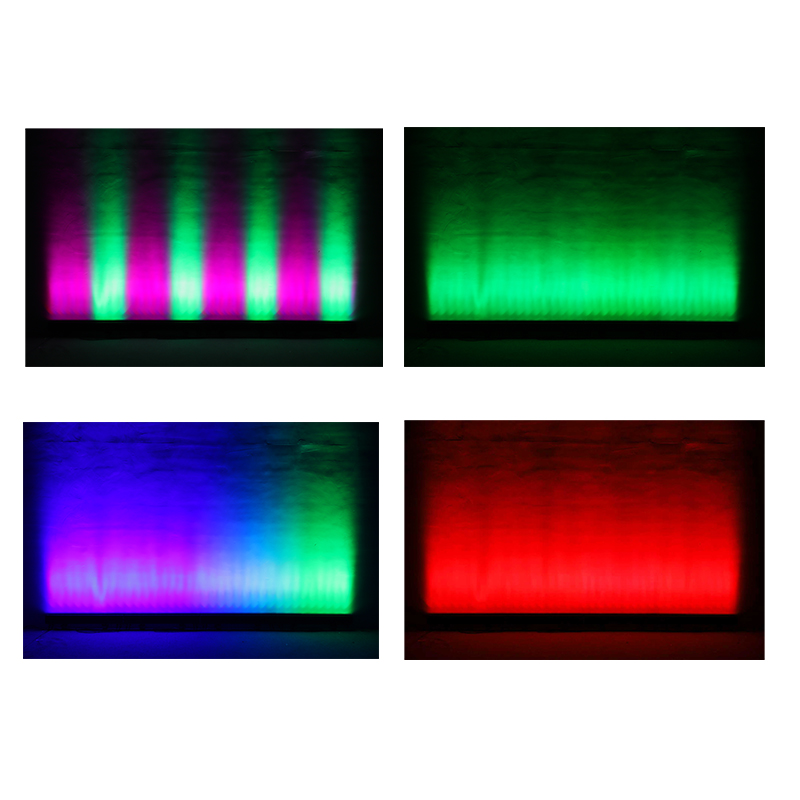 IP65 Outdoor LED Pixel Bar 18x20W RGBW 4in1 LED. Can make with filter and barndoor!