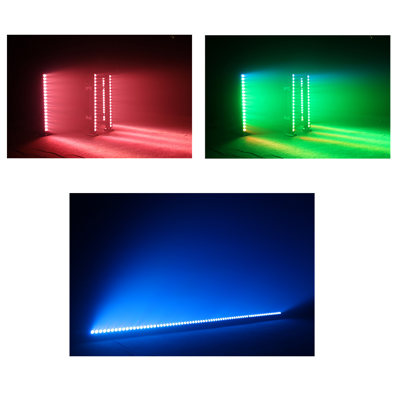 IP65 Outdoor LED Pixel Bar 18x20W RGBW 4in1 LED. Can make with filter and barndoor!