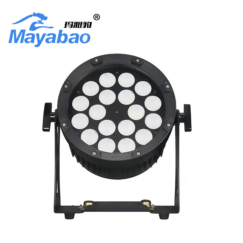 IP65 Waterproof 18pcs LED RGBWA+UV 6 in 1 Slim Par Light