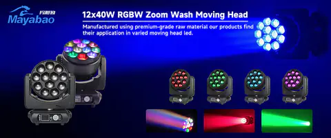 LED 12*40w Beam wash wth Zoom