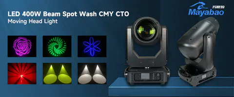 400 LED CMY CTO beam spot wash moving head light