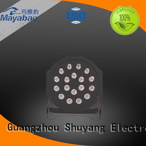 MA YA BAO Brand dj battery led par can lights rgbw surface