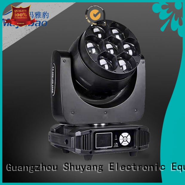 MA YA BAO high quality led moving head lights manufacturer for auditorium