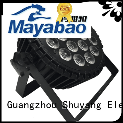 MA YA BAO led par can lights rgbwa zoom surface